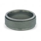 Set of 6 Assorted Rings in Stainless Steel