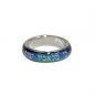 Mood Ring with “Ki Malachav Yetzaveh Lach” in White