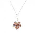 Multicolored Leaf Necklace
