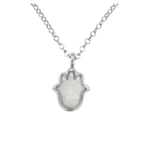 Grained Hamsa Necklace
