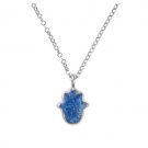 Blue Hamsa Necklace