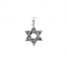 2 Centimeter Sterling Silver Star of David Pendant
