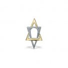 Separate Triangles Star of David Pendant