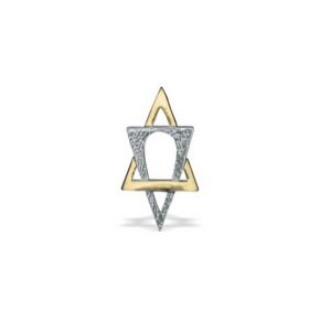Separate Triangles Star of David Pendant