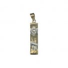 Mezuzah Pendant with “Chai” Star of David