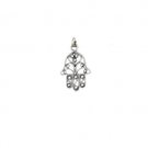 Hamsa Pendant with Filigrees with Beading