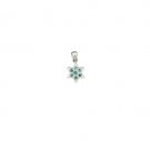 Star of David Pendant with Six Rhinestones