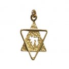 Star of David Pendant with “Chai” Cutting