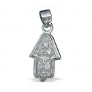 Shimmering Hamsa Pendant