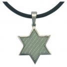 Star of David Pendant of Stainless Steel