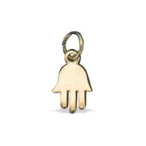 Hamsa Goldfild Necklace Pendant