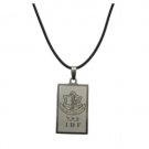 Stainless Steel Pendant with Etched IDF Symbol in Hebrew