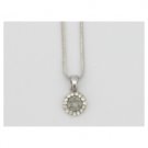 Circle Magen David Pendant with stones