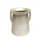Polyresin Washing Cup with Knitted Rope Design