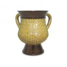Ritual Hand Washing Cup in Golds and Chocolate