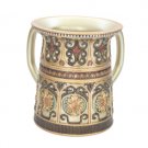 15 Centimeter Polyresin Ritual Hand Washing Cup has Painted Accents