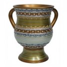 16 cm Polyresin Ritual Washing Cup Multi Pattern Design