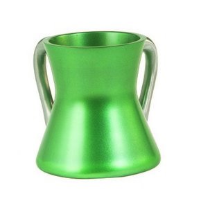 Yair Emanuel Small Green Anodized Aluminum Washing Cup