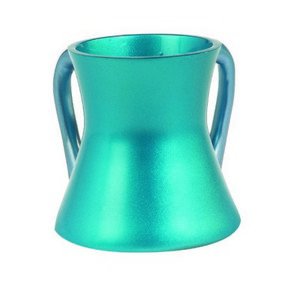 Yair Emanuel Small Turquoise Anodized Aluminum Washing Cup
