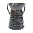 14 Centimeter Ritual Hand Washing Cup in Tin in Dark Brown