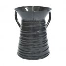 14 Centimeter Ritual Hand Washing Cup in Tin with a Raised Accents