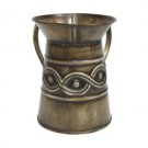 14 Centimeter Ritual Hand Washing Cup in Tin with Engravings