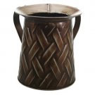 14 Centimeter Ritual Hand Washing Cup in Tin with Raised Bands