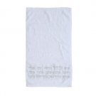 Yair Emanuel Ritual Hand Washing Towel with Hebrew Embroidery