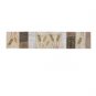 Yair Emanuel Wheat Themed Runner in Gold