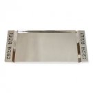 Sterling Silver Tray with Flower Handles
