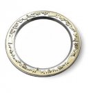 Sterling Silver Plate with Jerusalem Panorama and Smooth Center