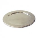 Sterling Silver Plate with Lightly Hammered Pattern