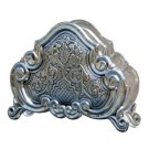 Silver Plated Napkin Holder with Broad Leaves