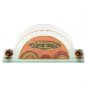 Glass Shabbat Napkin Holder with Abstract Jerusalem