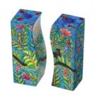 Yair Emanuel Salt and Pepper Shaker with Bright Flower Design