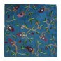 Yair Emanuel Pillow Cover – Embroidered Pomegranates on Blue