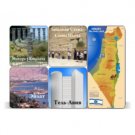 5 Piece Israel Sites Magnet in Russian