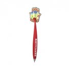 Red Rubber Hamsa Magnet with Pen in Russian