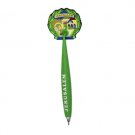 Green Rubber Jerusalem Magnet with Pen Attached
