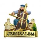 5 cm ceramic magnet with the city of Jerusalem