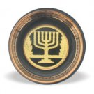 5.7 cm ceramic magnet with menorah