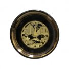 Ceramic Magnet with Eilat Bowl in Gold and Black