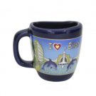 6 cm Ceramic Mug Magnet of Eilat