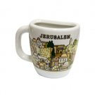 6 cm Ceramic Magnet Cup of Jerusalem