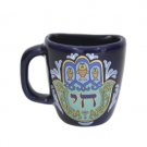 6cm Ceramic Mug Magnet with a Hamsa Hand and Chai
