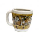 6cm Magnet with Mug Shape and Jerusalem in Ceramic