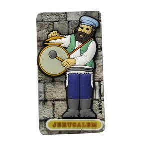 Rubber Magnet with Percussionist