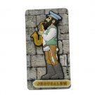 Rubber Magnet with Saxophone Player