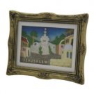 9 x 8 3D Framed Magnet of Jerusalem
