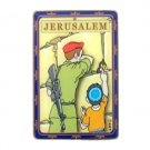 7.5 cm Cartoon Magnet with Soldier at Kotel
